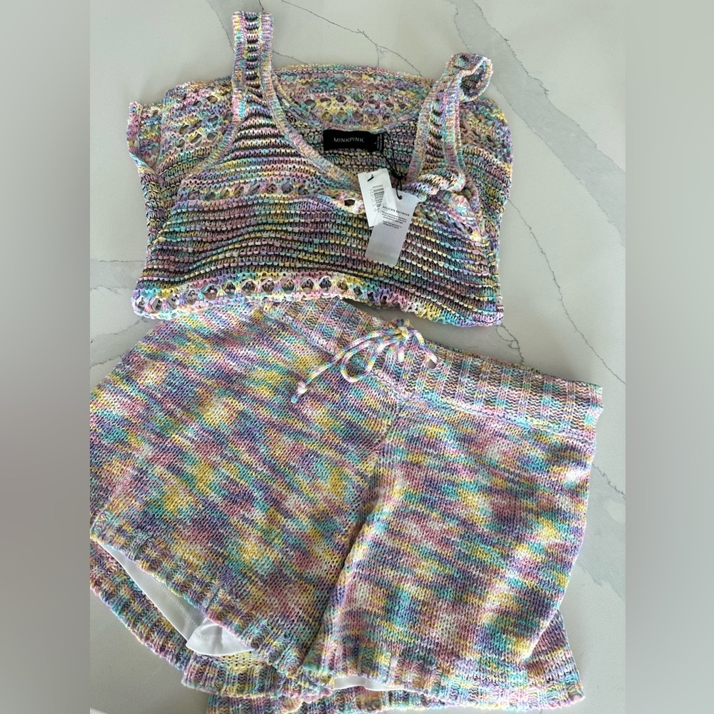 MINKPINK knotted set